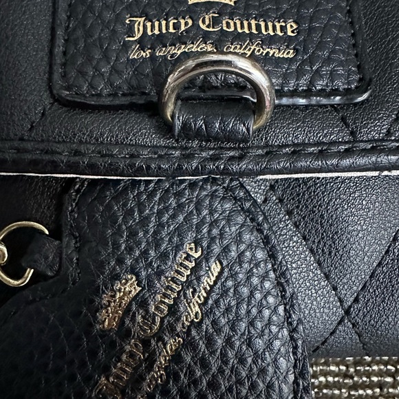 Juicy Couture Y2K Vintage Quilted wallet with attached heart mirror - Picture 3 of 13